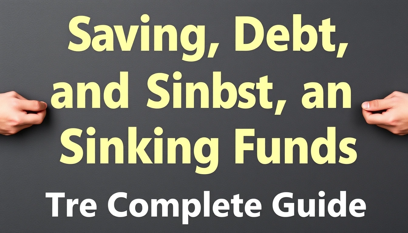 Saving, Debt, and Sinking Funds — The Complete Guide