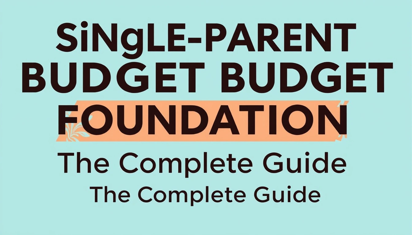 Single-Parent Budget Foundations — The Complete Guide