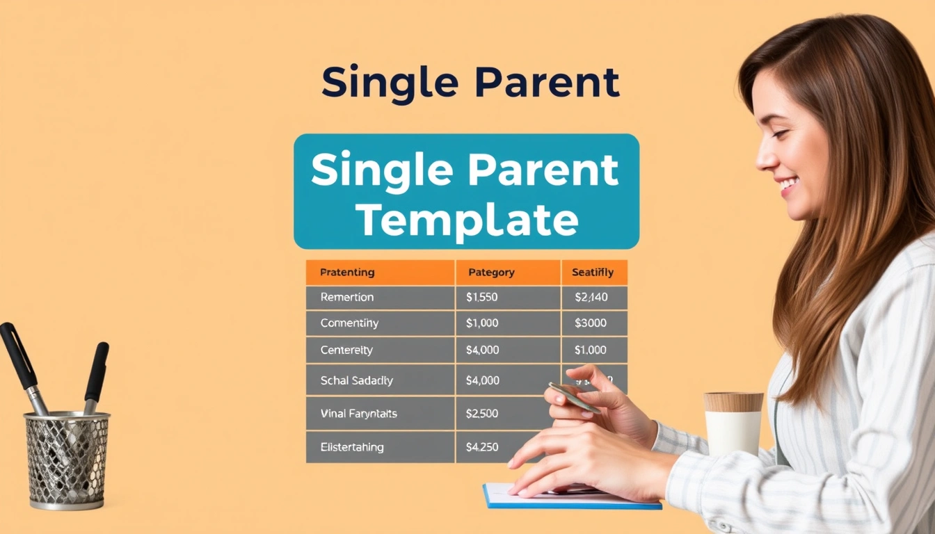 Single Parent Budget Template: What to Include in Each Category