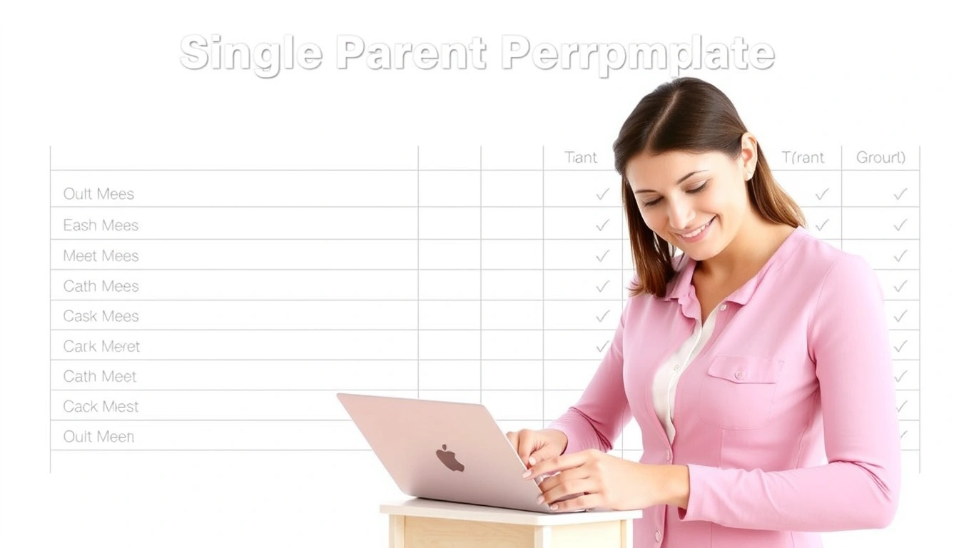 Single Parent Budget Template: What to Include in Each Category